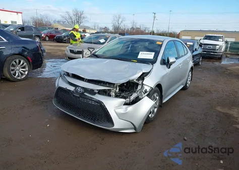 2021 Toyota Corolla Le из США, поврежденный, VIN 5YFEPMAE4MP156556